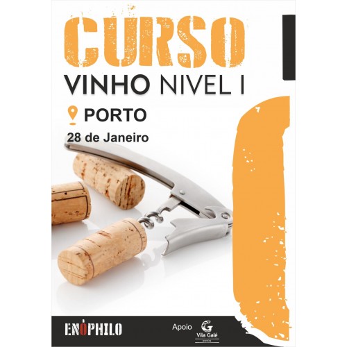 Curso (presencial) de Vinho Nível I - Porto: 28 de Janeiro de 2023